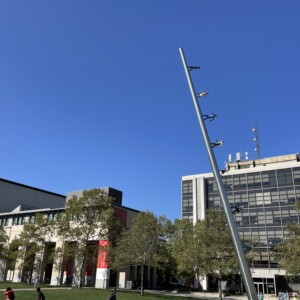 Walk to the Sky Monument at Carnegie Mellon.